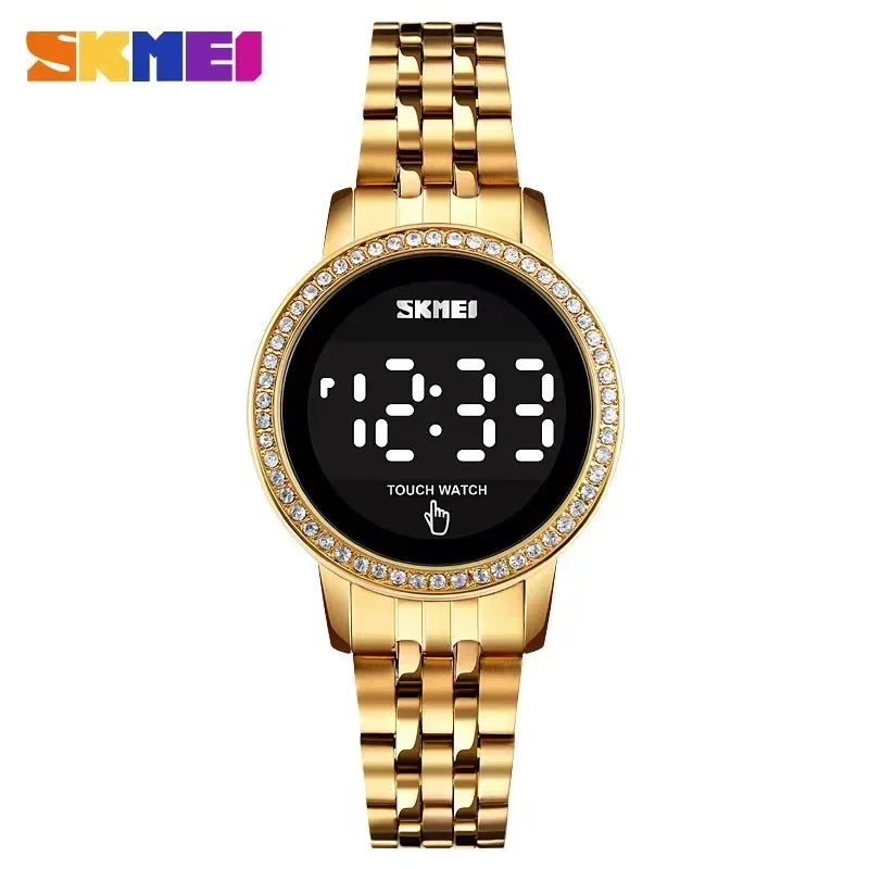 Relógio Feminino Dourado SKMEI 1669