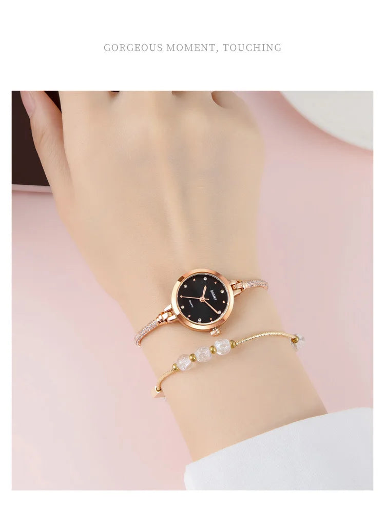 SKMEI 1805 Fashion Thin Ladies Watches Casual Female Girl Dress Clock 3Bar Waterproof Relogio Feminino Simple Women Quartz Watch