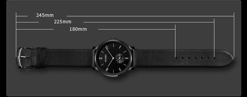 SKMEI Casual Ladies Men Watch 30M Waterproof Luxury Leather Strap Wristwatch Relogio Feminino 1398 Fashion Women Quartz Watch