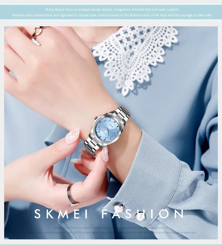 SKMEI1620 Japan Movement Luxury Quartz Watches For Women Thin Lady Hour Ladies reloj mujer Fashion Simple Quartz Women Watch