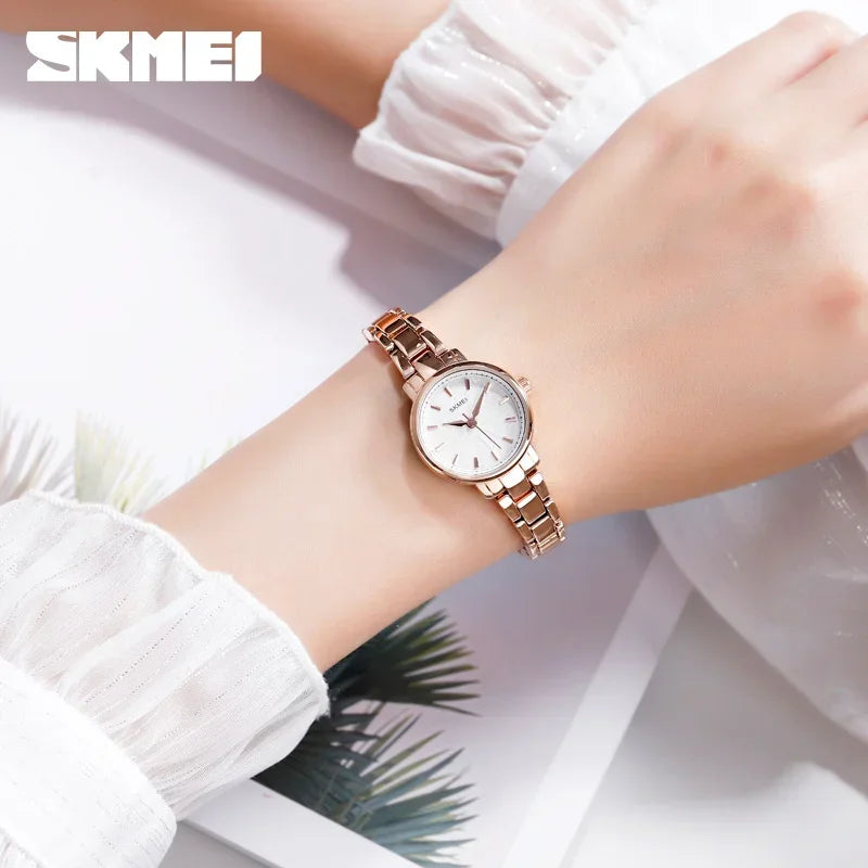 Relógio Feminino SKMEI 1410 Aço inoxidável