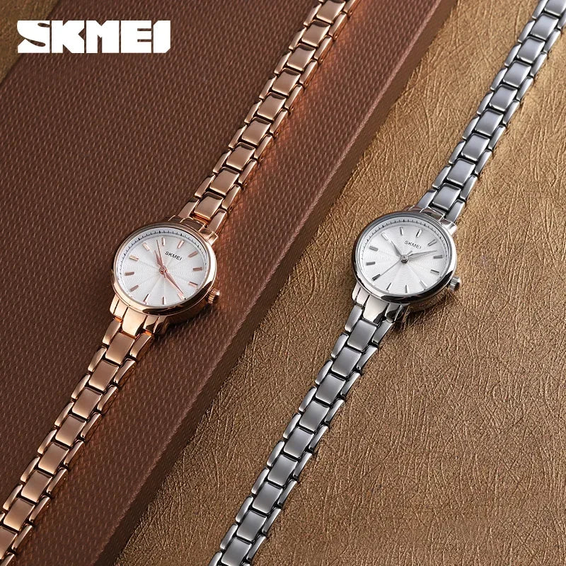 Relógio Feminino SKMEI 1410 Aço inoxidável