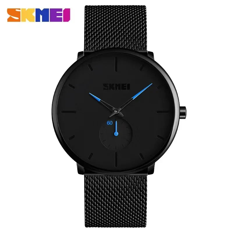 SKMEI 9185 30M Waterproof Big Dial Display Quartz Watch relogio masculino Fashion Men Watch Quartz Wristwatches Women Watches